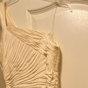 Gorgeous ivory silk gown.